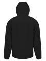RESULT Veste Softshell 3 couches recyclée à capuche unisexe noir personnalisable