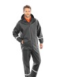 Veste personnalisable RESULT Veste imperméable Prism PU avec bandes réfléchissantes