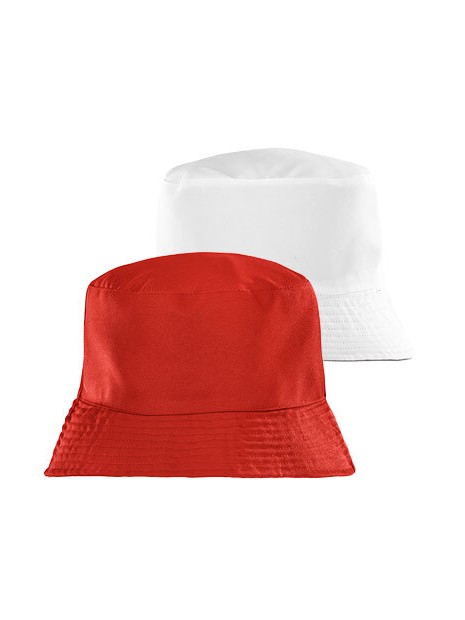 RESULT Bob réversible Core recycled rouge/blanc personnalisable