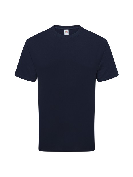FOL T-shirt pur coton bleu marine profond personnalisable