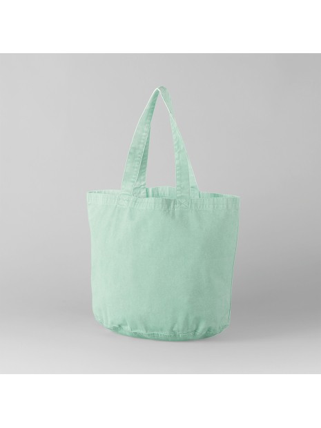 WESTFORDMILL Sac shopping vintage aqua personnalisable