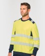 WK. DESIGNED TO WORK Recyceltes Sicherheits-T-Shirt mit langen Ärmeln T-Shirt personalisierbar