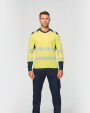 T-shirt personnalisable WK. DESIGNED TO WORK T-shirt de sécurité recyclé col rond manches longues unisexe
