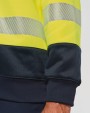 WK. DESIGNED TO WORK Recyceltes Sicherheitssweatshirt Rundhalsausschnitt Sweatshirt personalisierbar