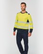 WK. DESIGNED TO WORK Recyceltes Sicherheitssweatshirt Rundhalsausschnitt Sweatshirt personalisierbar