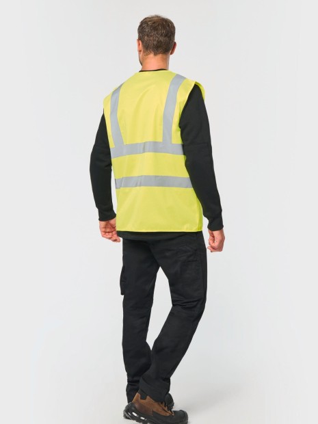 Gilets de sécurité à personnaliser WK. DESIGNED TO WORK Gilet adulte haute visibilité unisexe 