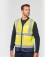 Gilet de sécurité personnalisable WK. DESIGNED TO WORK Gilet de sécurité haute visibilité recyclé avec zip unisexe