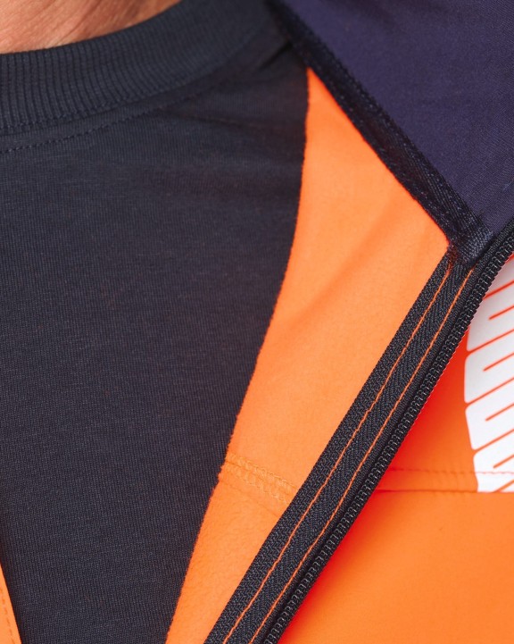 Softshell personnalisable WK. DESIGNED TO WORK Veste softshell de sécurité recyclée avec manches détachables unisexe