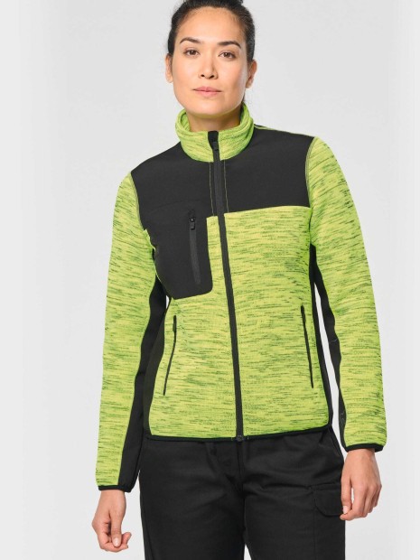 Vestes à personnaliser WK. DESIGNED TO WORK Veste recyclée en polytricot femme 