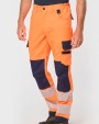 Pantalon personnalisable WK. DESIGNED TO WORK Pantalon de sécurité recyclé multipoches unisexe