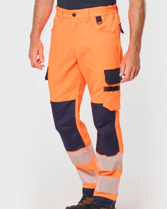 Pantalon personnalisable WK. DESIGNED TO WORK Pantalon de sécurité recyclé multipoches unisexe