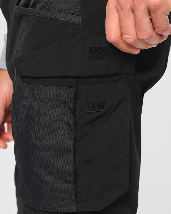 Pantalon personnalisable WK. DESIGNED TO WORK Pantalon léger stretch recyclé multipoches unisexe