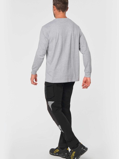 Pantalons à personnaliser WK. DESIGNED TO WORK Pantalon léger stretch recyclé multipoches unisexe 