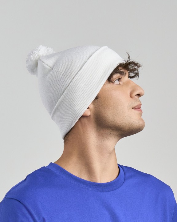 Bonnet, Écharpe & Gant personnalisable ATLANTIS WIND-S WITH POMPOM
