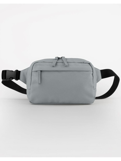 BAG BASE PREMIUM RECYCLED CROSS BODY BAG gris personnalisable