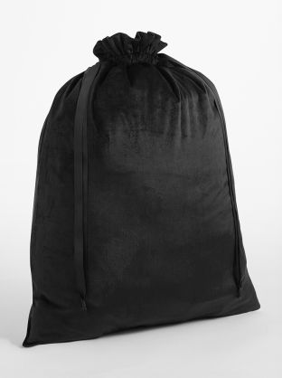 VELVET GIFTBAG WITH RIBBON DRAWSTRING