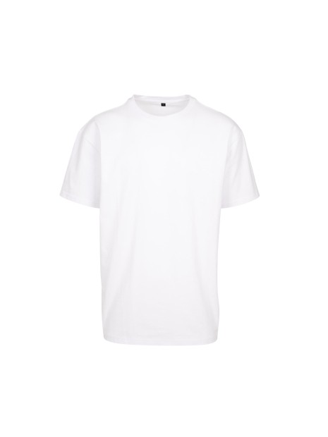 BUILD YOUR BRAND ORGANIC HEAVY OVERSIZE TEE blanc personnalisable