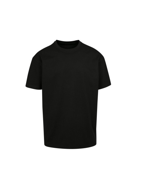 BUILD YOUR BRAND ORGANIC HEAVY OVERSIZE TEE noir personnalisable