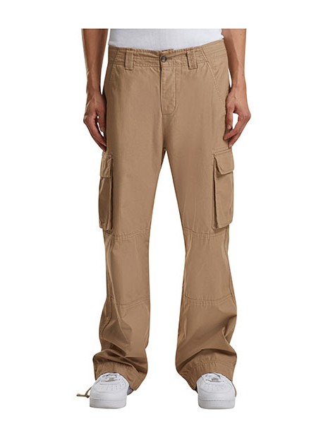BUILD YOUR BRAND CLASSIC CARGO PANTS marl beige personnalisable