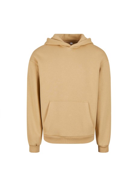 BUILD YOUR BRAND FLUFFY HOODY union beige personnalisable