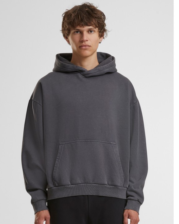 Sweat-shirt personnalisable BUILD YOUR BRAND STONEWASH HEAVY HOODIE