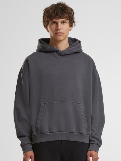 Sweat-shirts à personnaliser BUILD YOUR BRAND STONEWASH HEAVY HOODIE 