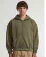 BUILD YOUR BRAND STONEWASH HEAVY ZIP HOODIE Sweatshirt personalisierbar