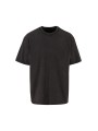 BUILD YOUR BRAND STONEWASH HEAVY LOOSE TEE noir personnalisable