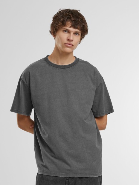 T-Shirts à personnaliser BUILD YOUR BRAND STONEWASH HEAVY LOOSE TEE 