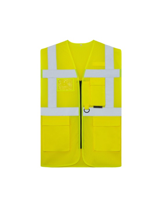 KORNTEX MESH MULTIFUNCTIONAL SAFETY VEST "LARISA" Warnweste personalisierbar