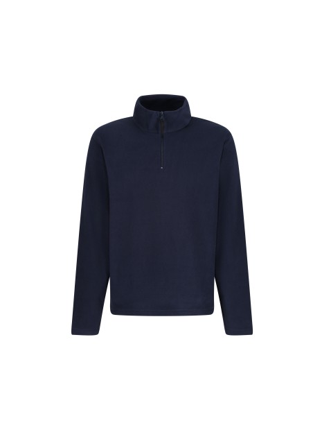 REGATTA MICRO ZIP NECK FLEECE bleu marine personnalisable