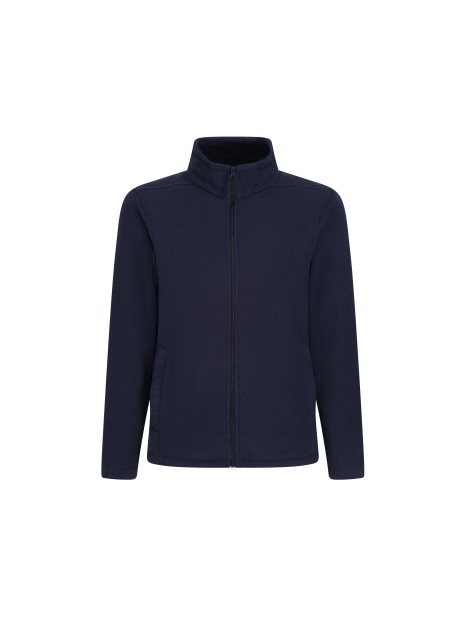 REGATTA MICRO FULL ZIP FLEECE bleu marine personnalisable