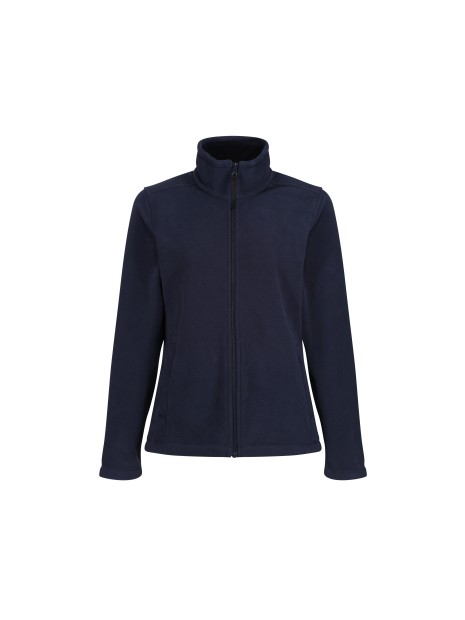 REGATTA WOMEN'S MICRO FULL ZIP FLEECE bleu marine personnalisable