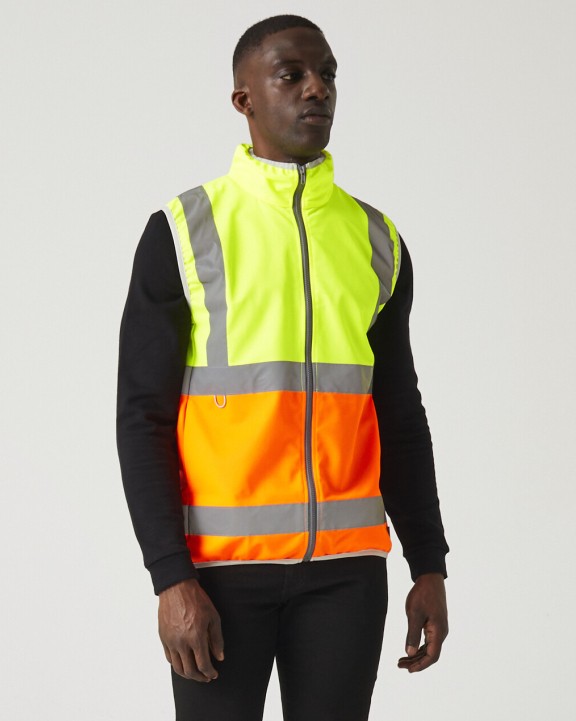 Gilet de sécurité personnalisable REGATTA HI-VIS PRO FULL ZIP GILET