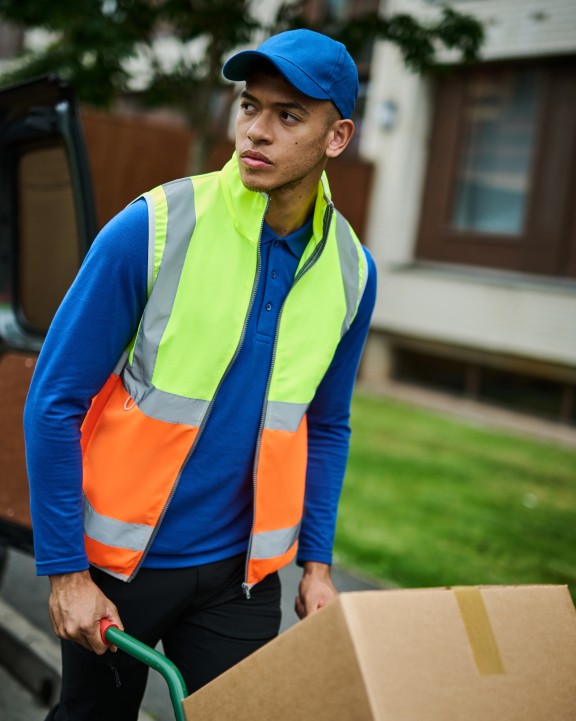 Gilet de sécurité personnalisable REGATTA HI-VIS PRO FULL ZIP GILET