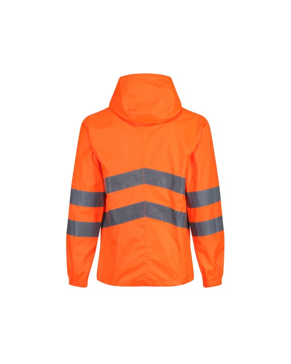 Veste personnalisable REGATTA HI-VIS PRO PACKAWAY JACKET