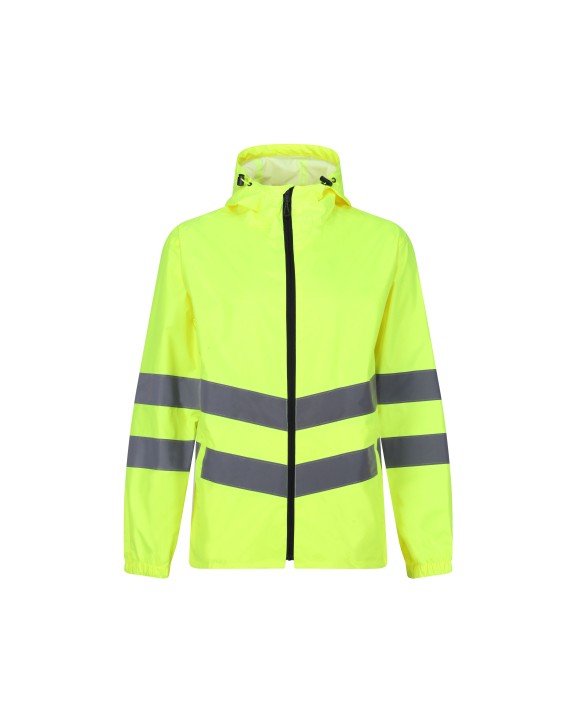 Veste personnalisable REGATTA HI-VIS PRO PACKAWAY JACKET