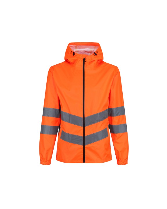 Veste personnalisable REGATTA HI-VIS PRO PACKAWAY JACKET