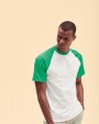 FOL Valueweight Short Sleeve Baseball T-Shirt personalisierbar
