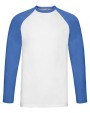 T-shirt FOL VALUEWEIGHT LONG SLEEVE BASEBALL T voor bedrukking &amp; borduring