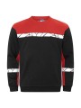 PROJOB 7101 PROGRESSION SWEAT COL ROND black / red personnalisable