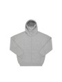 B&C ID.334 ZIP HOOD /KIDS gris sport personnalisable