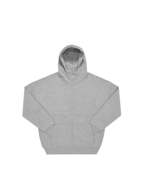 B&C ID.334 ZIP HOOD /KIDS gris sport personnalisable
