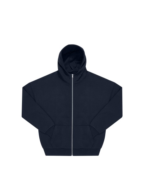 B&C ID.334 ZIP HOOD /KIDS bleu marine personnalisable