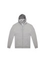 B&C ID.334 ZIP HOOD gris sport personnalisable