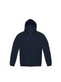 B&C ID.334 ZIP HOOD bleu marine personnalisable