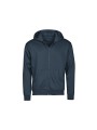 TEE JAYS URBAN HOODED FULL ZIP SWEATSHIRT bleu encre personnalisable