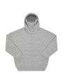 B&C Influence Zip Hood gris sport personnalisable