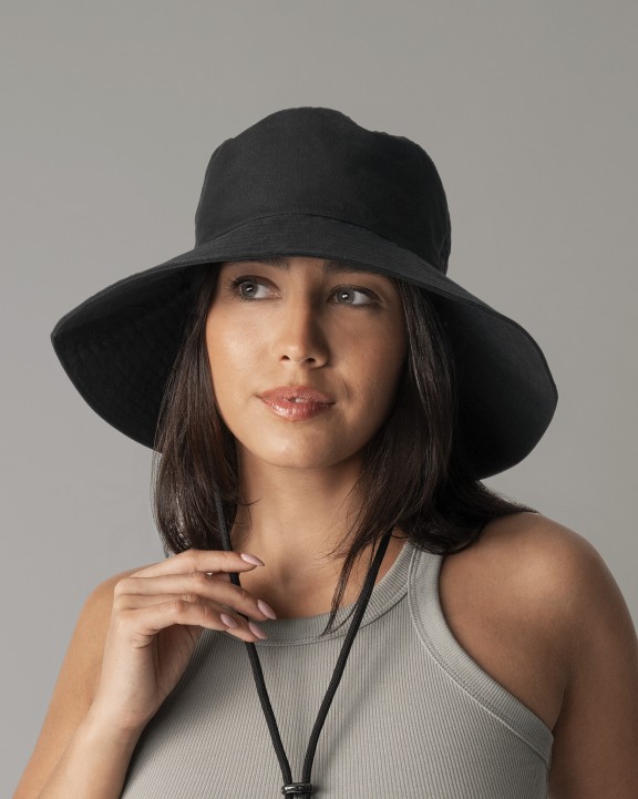 BEECHFIELD WIDE BRIM SUN HAT Bob-Muetze personalisierbar