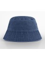 BEECHFIELD VINTAGE BUCKET HAT vintage denim personnalisable